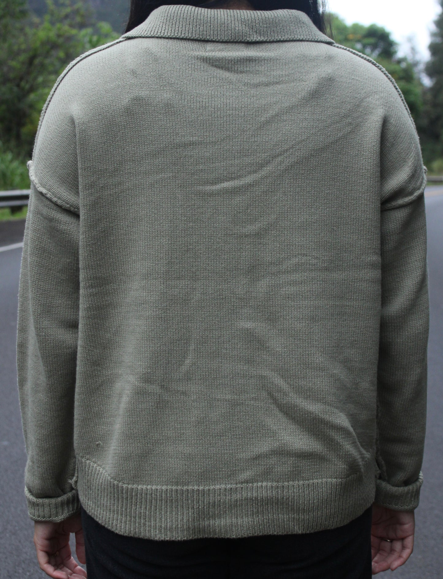 Collared Button Down Cardigan