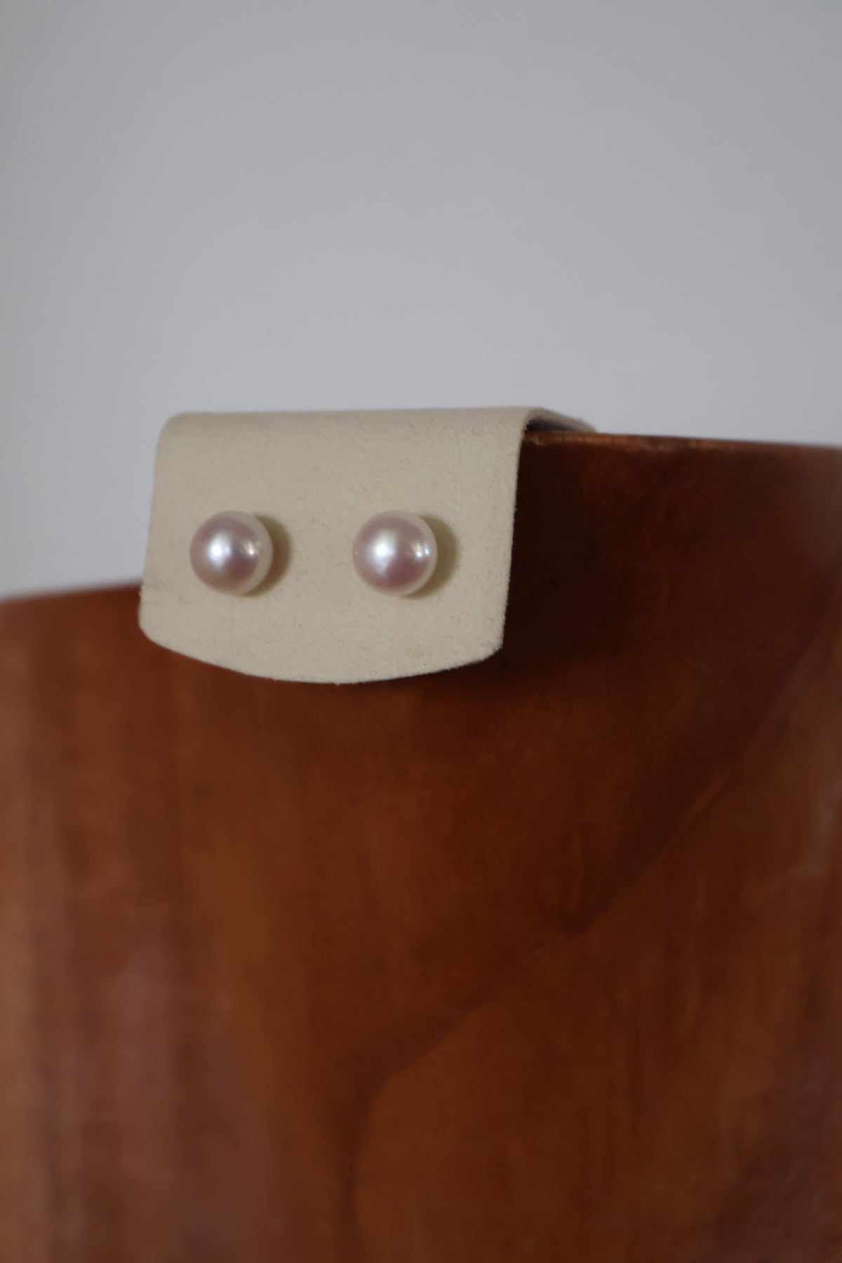 Fresh Water Pearl Pink Stud Earring