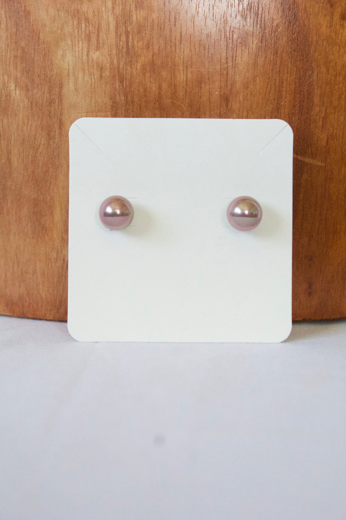 Large Shell Pearl Earring