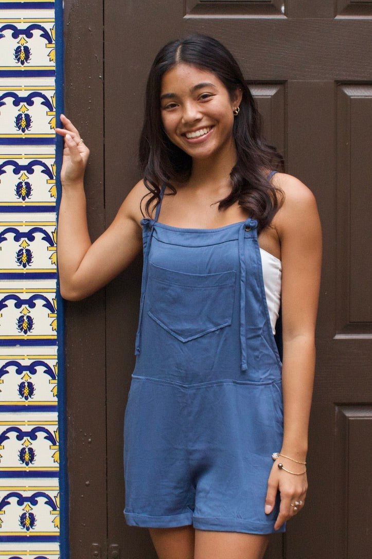 Tie Knot Strap Romper