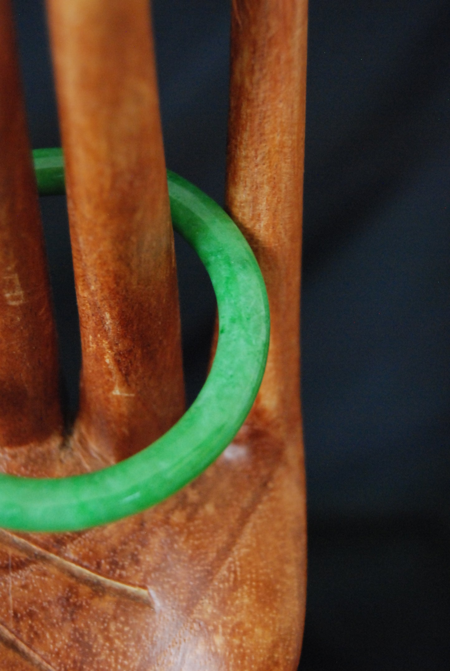 Dyed Jade Baby Bangle