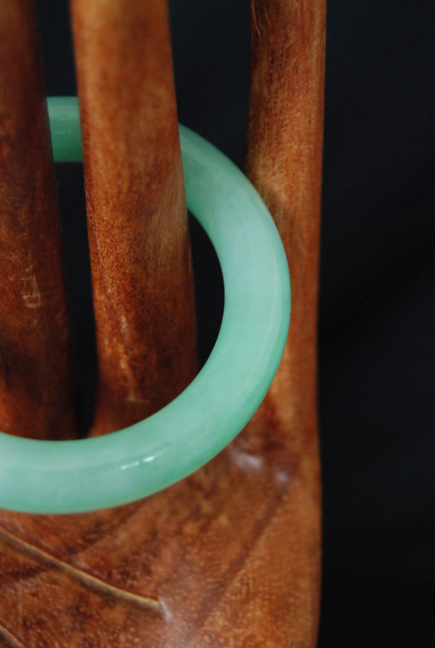 Dyed Jade Baby Bangle