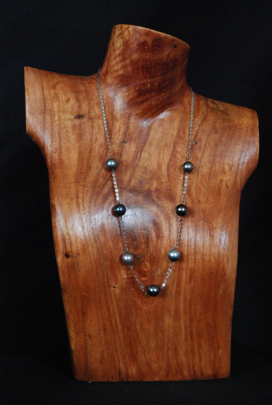 Multi-Colored Tahitian Pearl Necklace