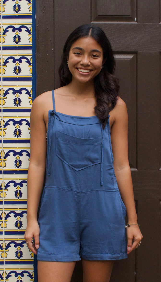 Tie Knot Strap Romper