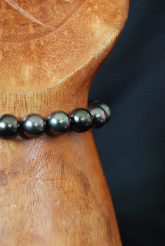 Black Mother of Pearl Bracelet