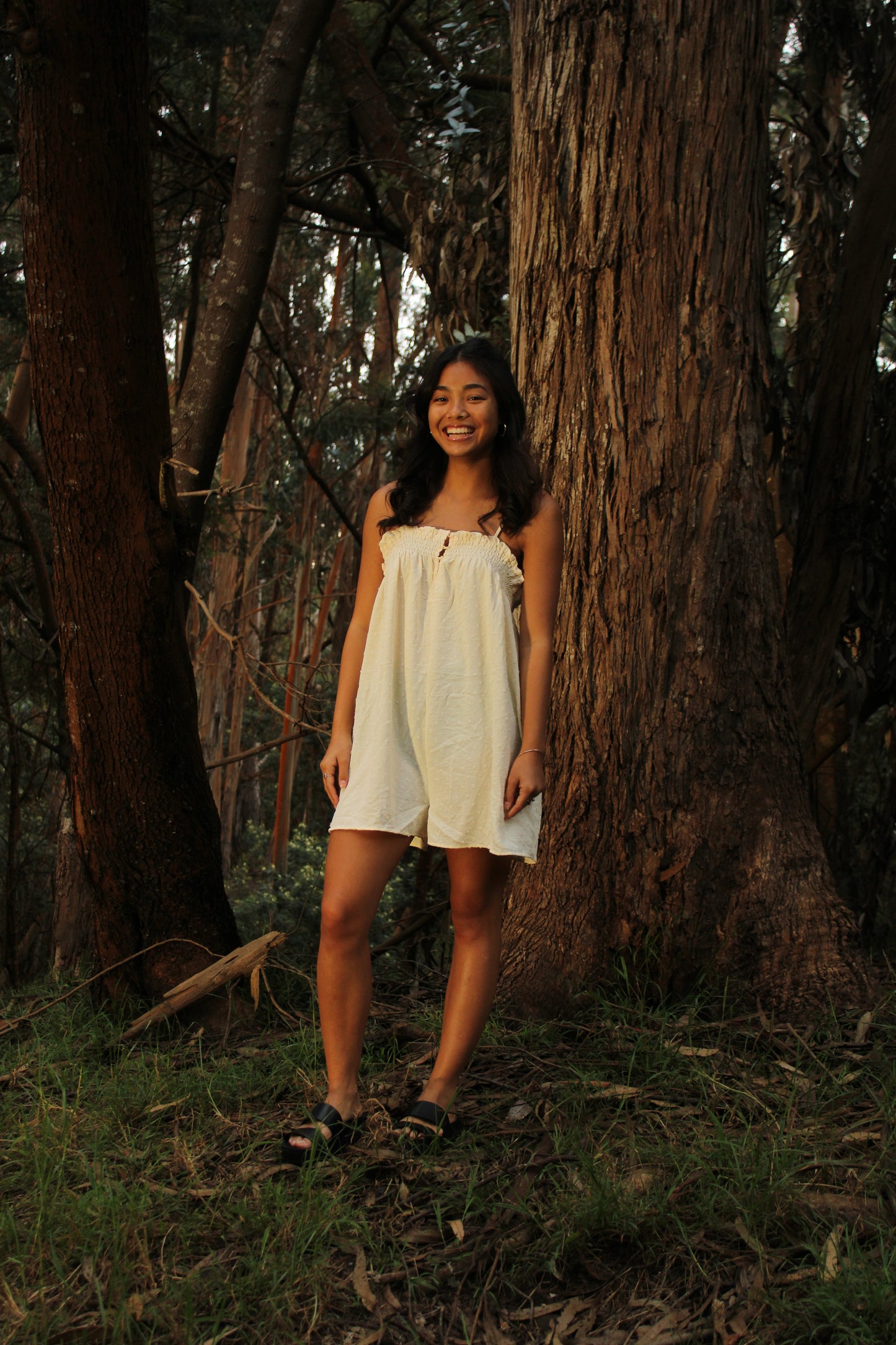 Smocked Top Romper