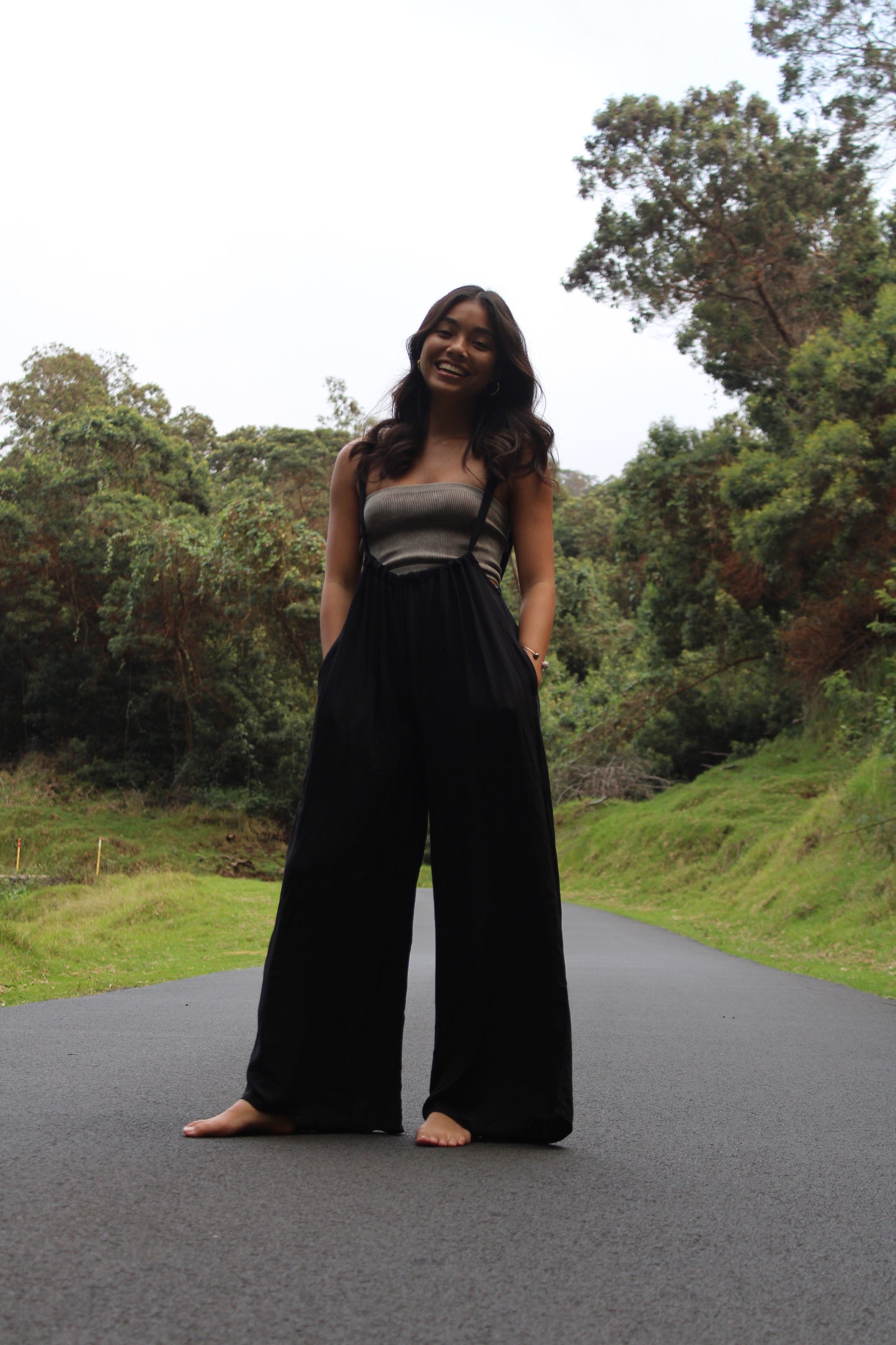 Tie Back Jumpsuit