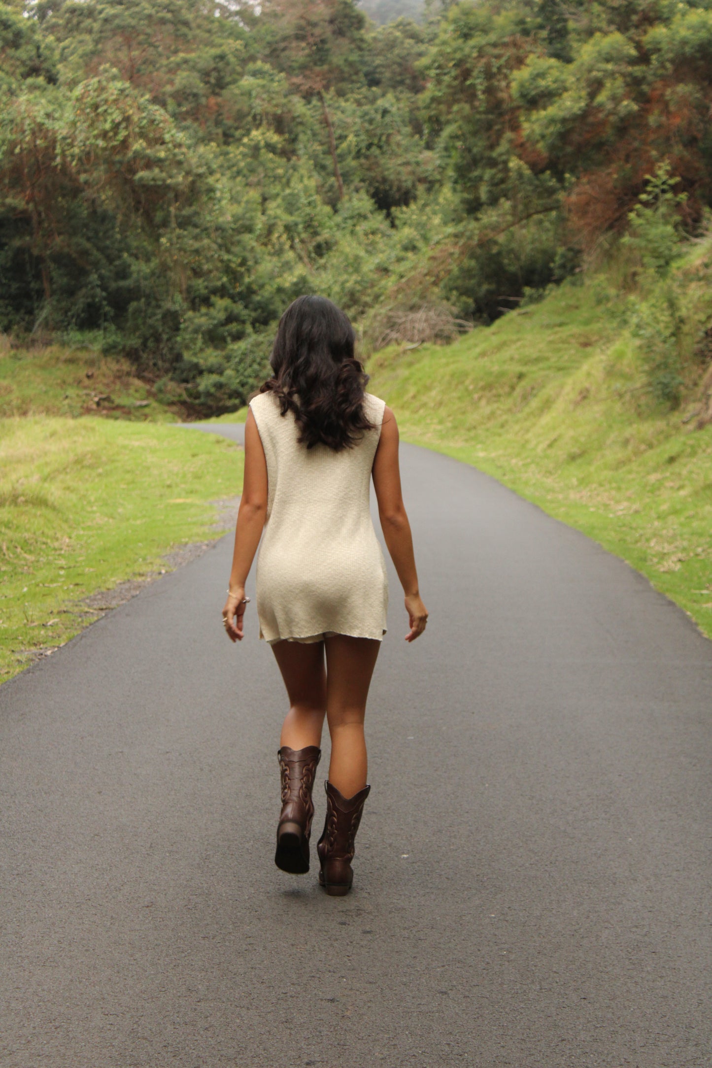 Sleeveless Shirt & Short Knit Set