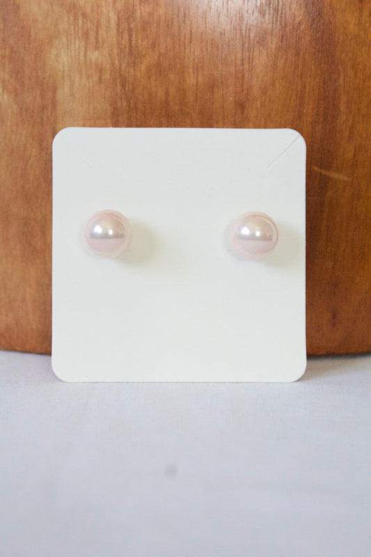 X-Large Shell Pearl Earring