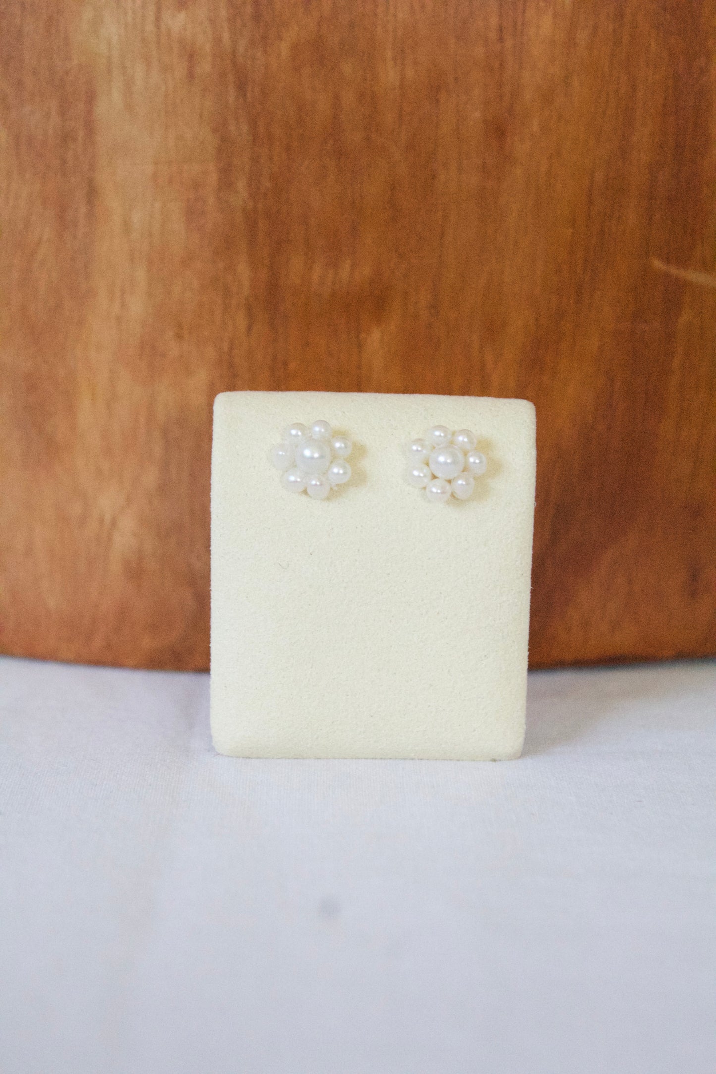 Flower Fresh Water Pearl Earring